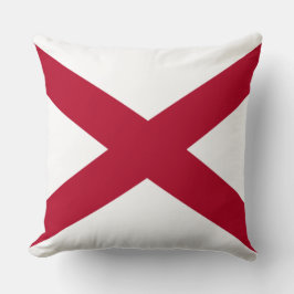 Almofada Estado da bandeira do Alabama