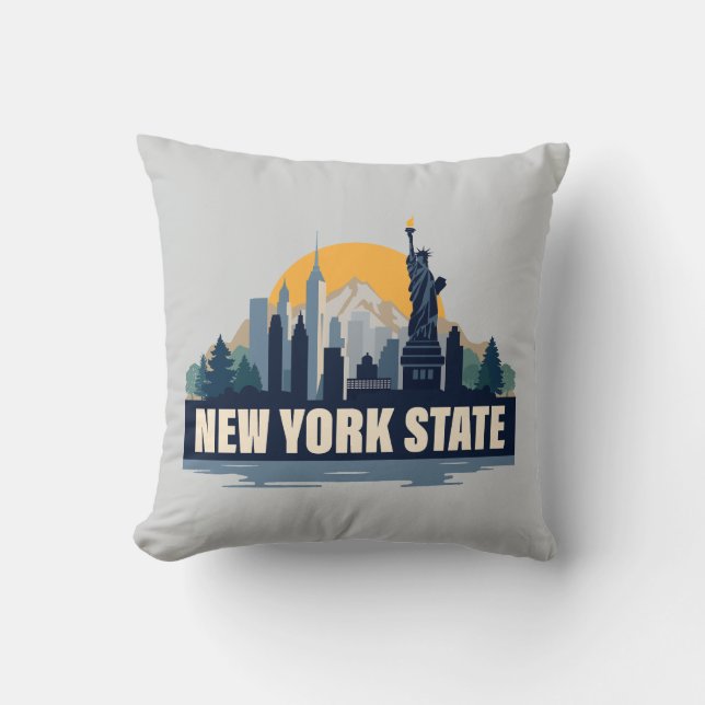 Almofada Estado de Nova Iorque, Estados Unidos da América (Frente)