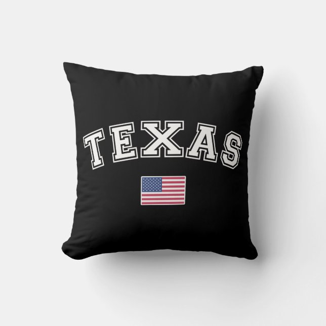 Almofada Estado do Texas USA Flag (Frente)