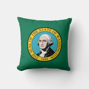 Almofada Estado legal de bandeira de Washington