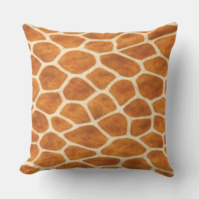 almofada estampa girafa bege (Frente)