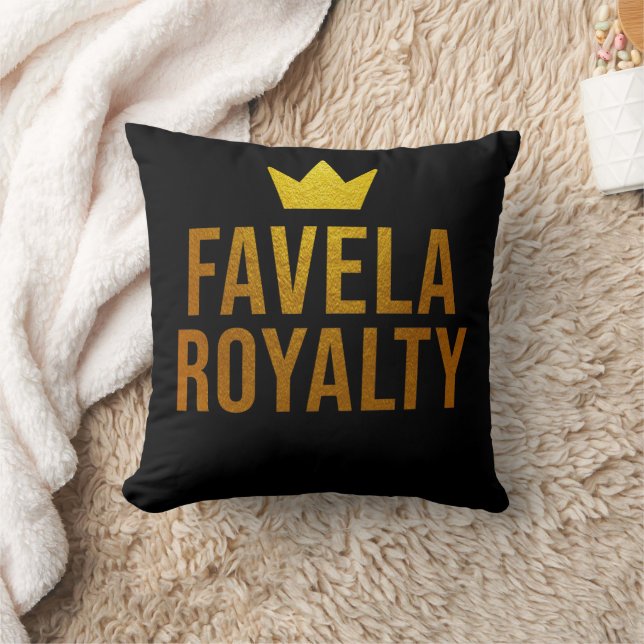 Almofada Estampa Hip Hop - Favela Royalty -  (Cobertor)