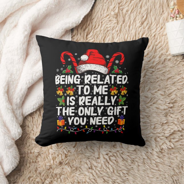 Almofada Estar Relacionado A Mim É O Único Presente (Cobertor)