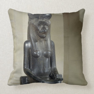 Almofada Estátua da deusa leão-dirigida Sekhmet, do th