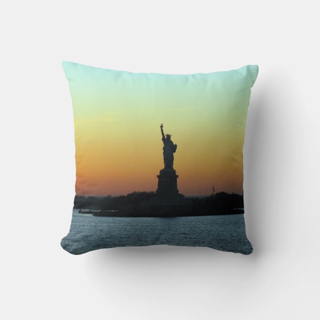 Almofada Estátua da Liberdade NYC (Frente)