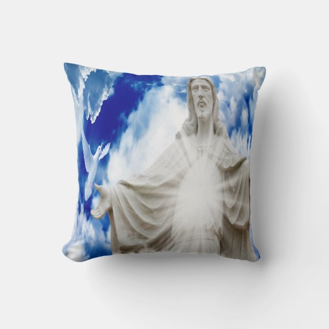 Almofada Estátua de Jesus Cristo (Frente)