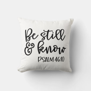 Almofada Esteja Sempre A Conhecer O Salm 46:10