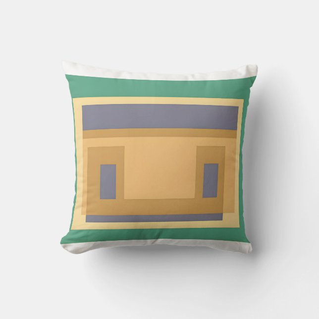 Almofada estilo artístico de Josef Albers (Frente)