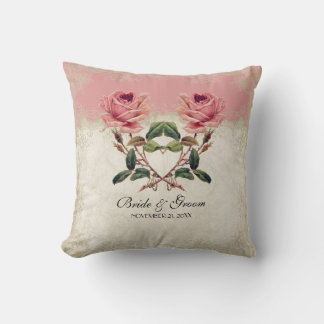 Almofada Estilo Barroco Vintage Rosa