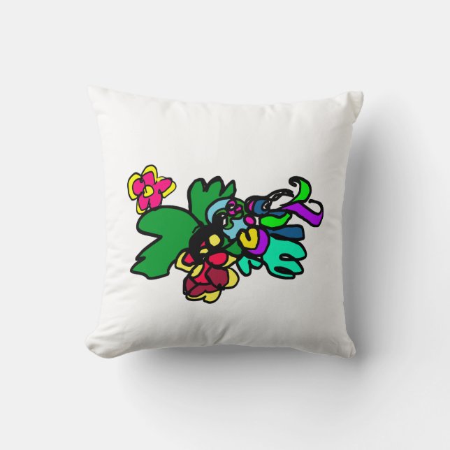 Almofada estilo beija-flor  (Frente)