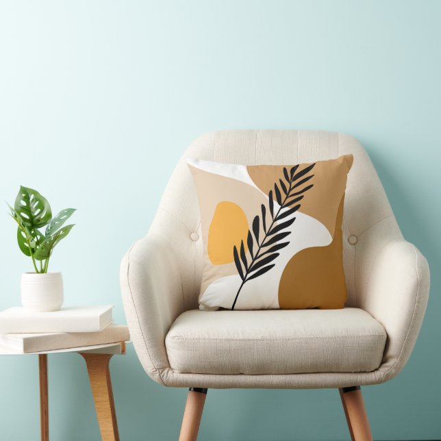 Almofada Estilo Boho de cor terrestre (Cadeira)