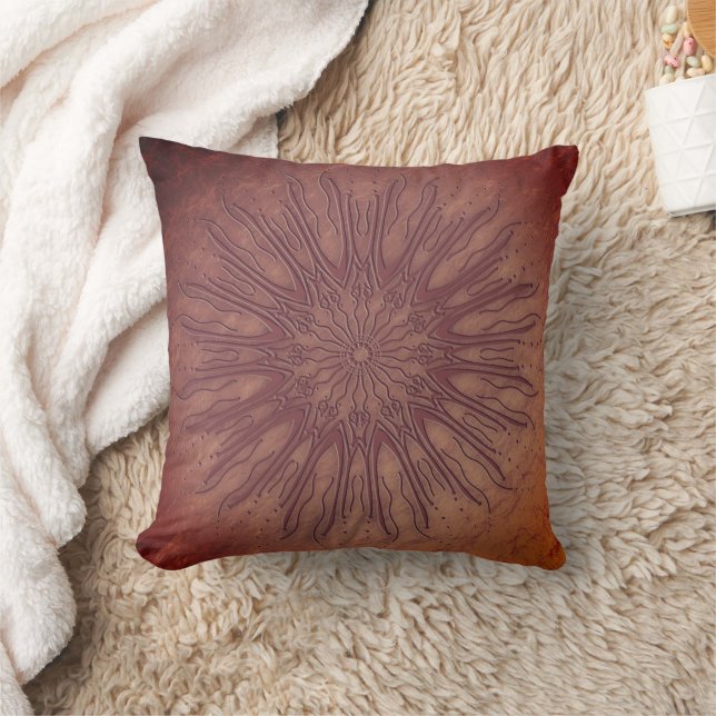 Almofada Estilo boho orgânico decoração recoleta de mandala (Cobertor)