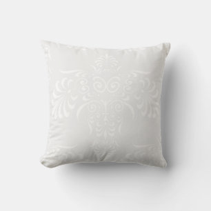 Almofada Estilo branco elegante de máscara de Cinza úmida p