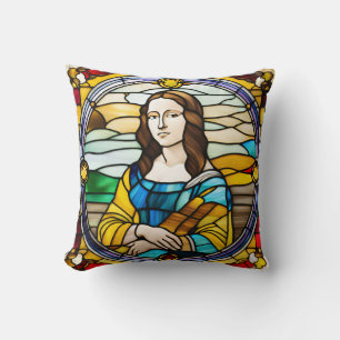 Almofada Estilo de Arte de Vidro Monalisa