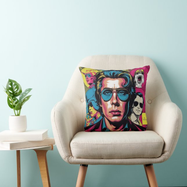 Almofada Estilo de arte Pop digital (Cadeira)