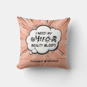 Almofada Estilo de História em Quadrinhos Personalizado