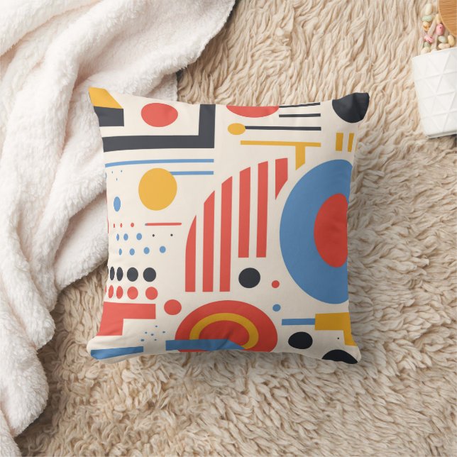 Almofada estilo de memórias do padrão de arte geométrica ab (Cobertor)