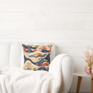 Almofada Estilo de Pintura Oriental Cushion