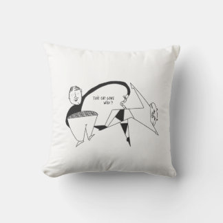 Almofada Estilo de vida divertido com camisola engraçada