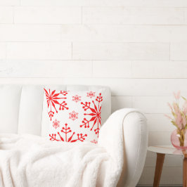 Almofada Estilo Estilo Floco de Neve de Natal Cushion.