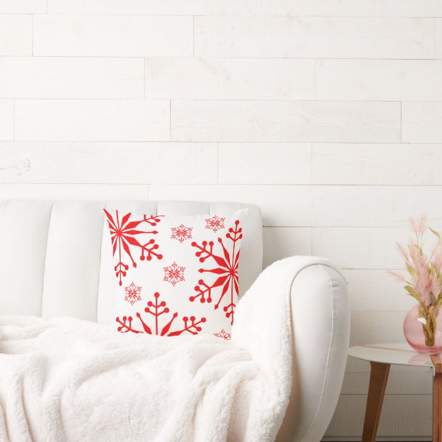 Almofada Estilo Estilo Floco de Neve de Natal Cushion. (Sofá)