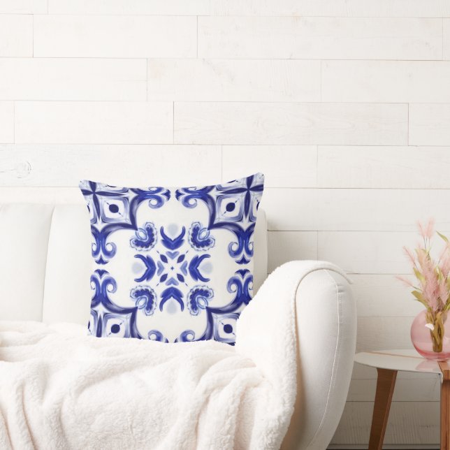 Almofada estilo italiano,majolica,azulejos, (Sofá)