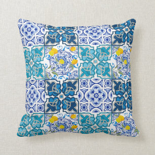 Almofada estilo italiano, vibrante         