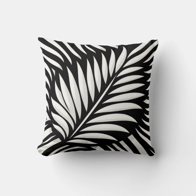 Almofada Estilo Leaf Zebra Stripes (Frente)