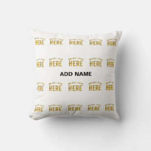 ALMOFADA ESTILO MODERNO PERSONALIZÁVEL BRANCO VERIFICADO MA