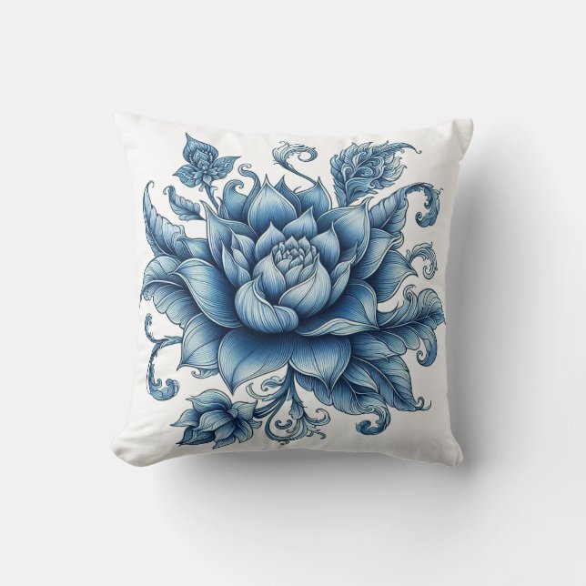 Almofada Estilo Tailandês Lotus (Frente)