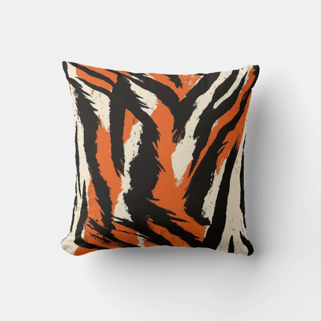 Almofada estilo tigre animalier (Frente)