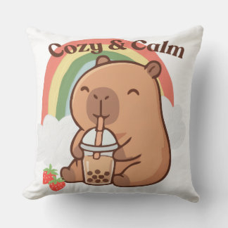 Almofada Estojo de Travesseiro de Capivara
