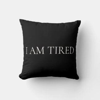 Almofada Estou Cansado – Frase Suave e Emocional