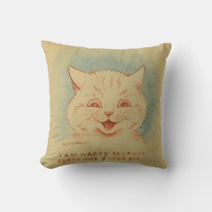 Almofada Estou Feliz Porque Todo Mundo Me Ama (Ginger Cat)