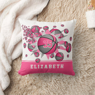Almofada estouro de cinza rosa