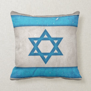 Almofada Estrela de David suja da bandeira de Israel