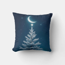 Almofada Estrela de Natal Perigosa de Lua Crescente