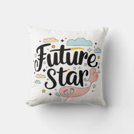Almofada Estrela do Futuro - Boca do Bebê Whimsical
