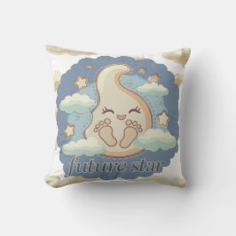 Almofada Estrela do Futuro - Pegadas do Bebê Dreamy