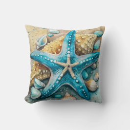 Almofada Estrela-do-Mar e Caranguejo da Praia