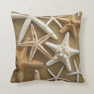 Almofada Estrela do mar na areia