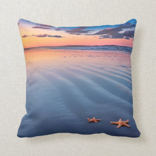 Almofada Estrela do mar na areia
