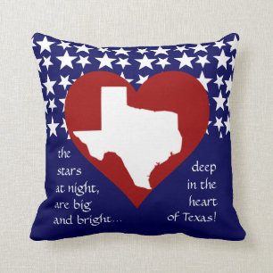 Almofada Estrelas à noite...No coração do Texas!