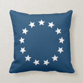 Almofada Estrelas coloniais americanas da bandeira