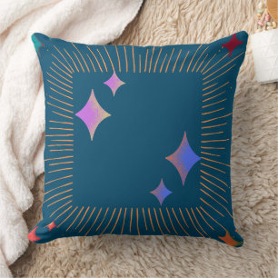 Almofada estrelas coloridas
