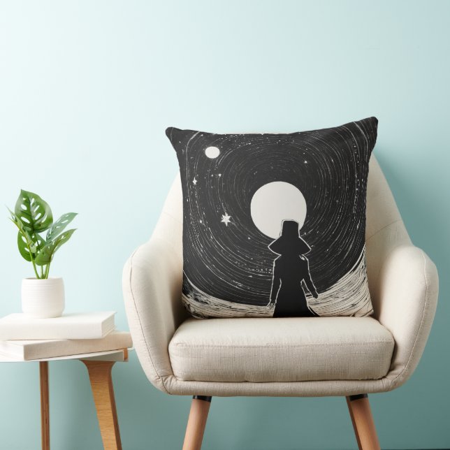 Almofada Estrelas da Era do Filme Silencioso | Arte Espacia (Cadeira)