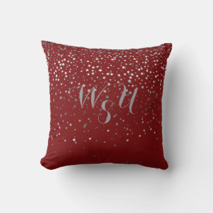 Almofada Estrelas de Cinzas de Monogramas Petite 16x16 - Cr
