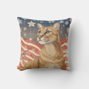 Almofada Estrelas de Cougar e Stripes