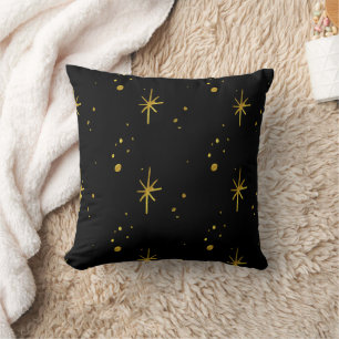 Almofada Estrelas Douradas reversíveis