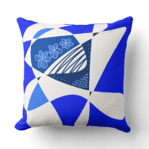 Estrelas E Banhas De abstrato: Branco Azul